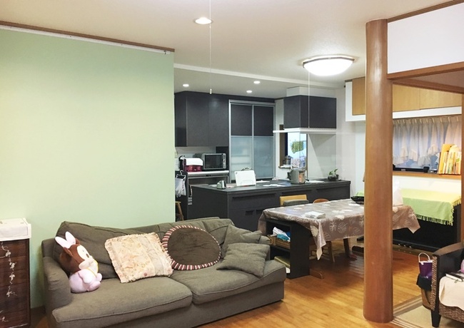 見せるキッチンでいつもキレイ