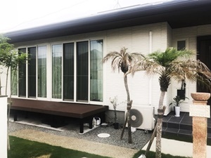 スタイルシェードで窓辺をオシャレで涼しく