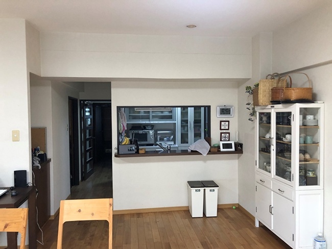 S邸リビング壁リフォーム工事