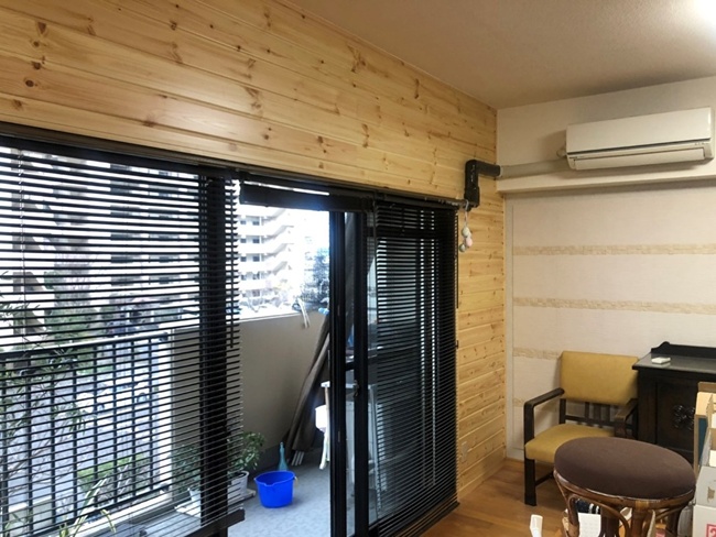 S邸リビング壁リフォーム工事