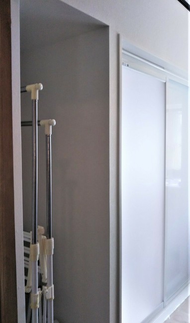 空間を生かして収納スペースをプラス