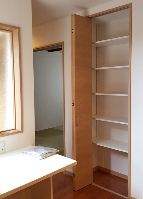 収納たっぷりの家